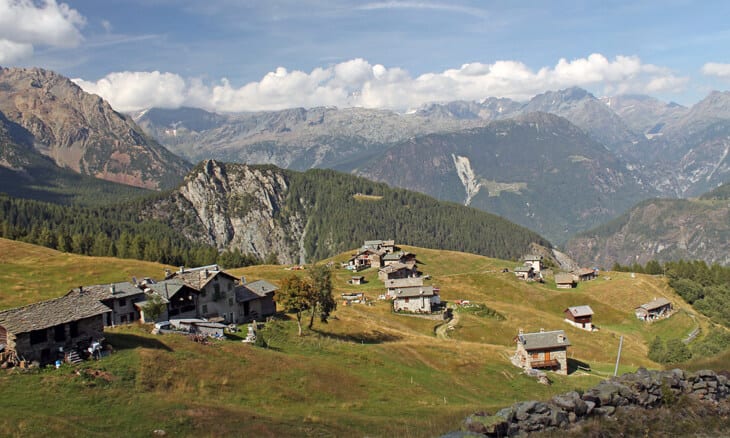 Panorama dell'Alpe Prà Piasci