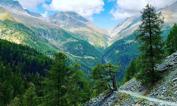 Ultimo tratto del sentiero per il rifugio Gerli Porro