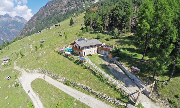 Vista panoramica dell'Alpe Ponte