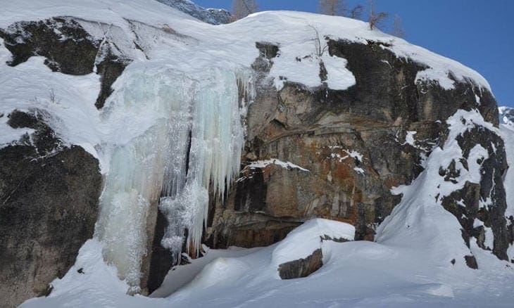 Cascata di ghiaccio